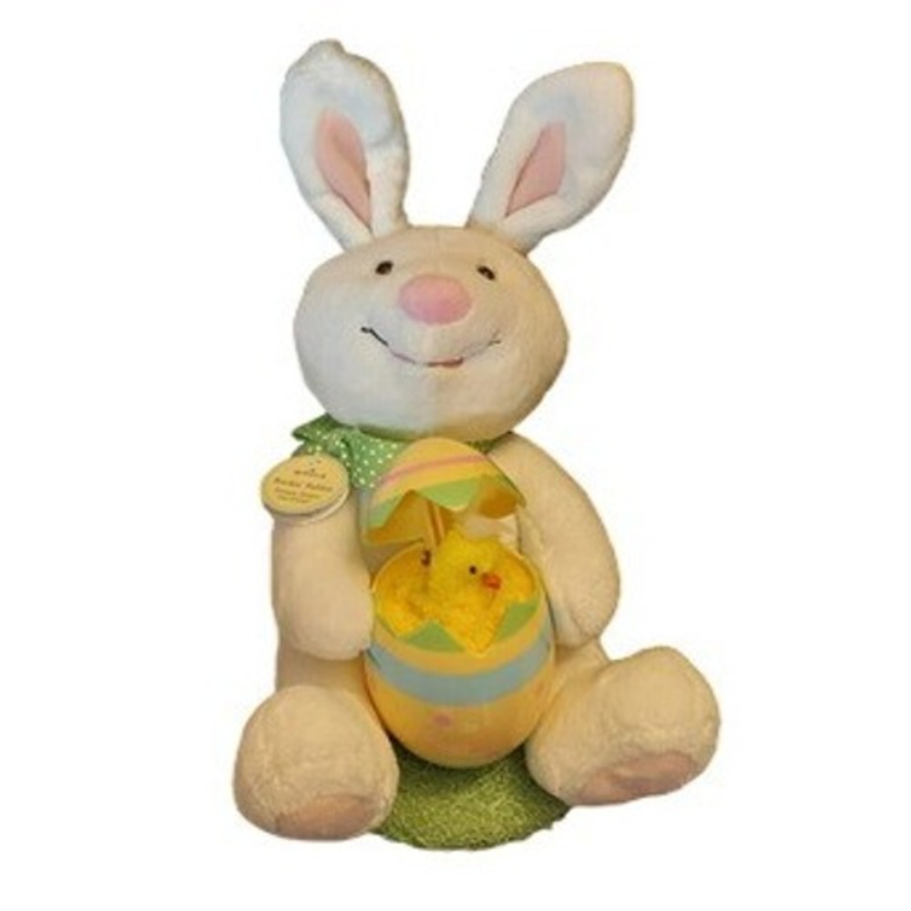 Hallmark Rockin' Rabbit Singing Bunny and Baby Chick Plush